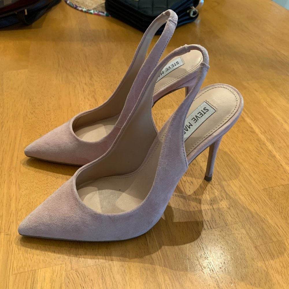 Steve Madden nude pumps